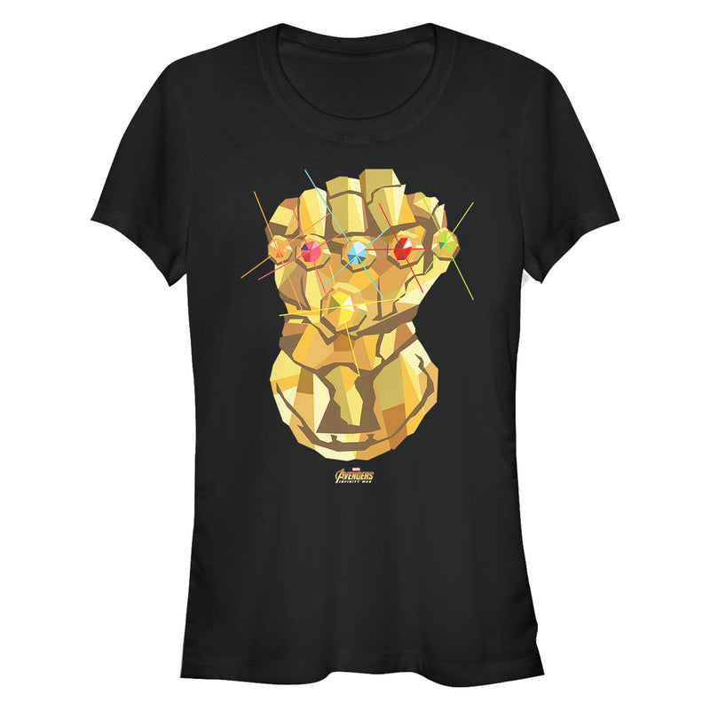 Junior's Marvel Avengers: Avengers: Infinity War Geometric Gauntlet T-Shirt