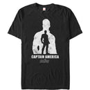 Men's Marvel Avengers: Avengers: Infinity War Captain America Silhouette T-Shirt