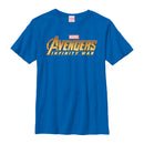 Boy's Marvel Avengers: Avengers: Infinity War Filled Logo T-Shirt