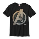 Boy's Marvel Avengers: Avengers: Infinity War Metal Logo T-Shirt