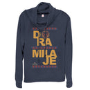 Junior's Marvel Black Panther 2018 Dora Milaje Text Cowl Neck Sweatshirt