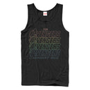 Men's Marvel Avengers: Avengers: Infinity War Rainbow Logo Tank Top