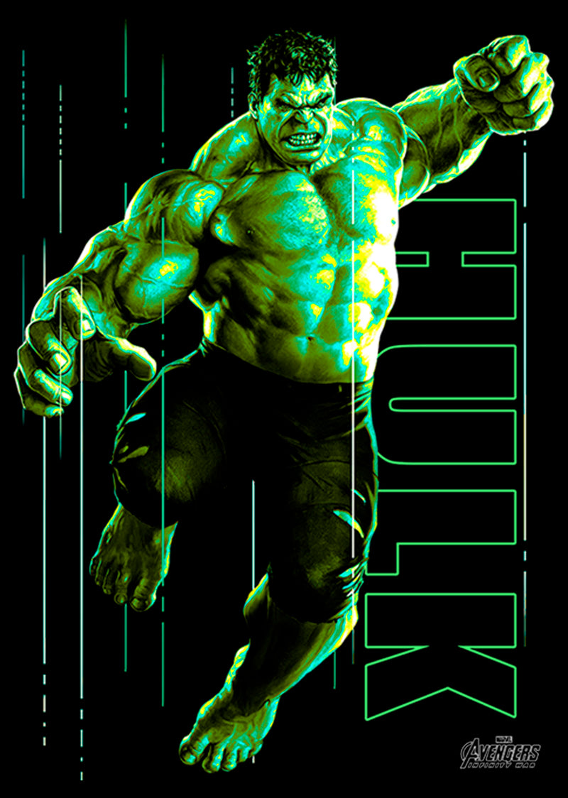 Boy's Marvel Avengers: Infinity War Incredible Hulk Jump Smash T-Shirt