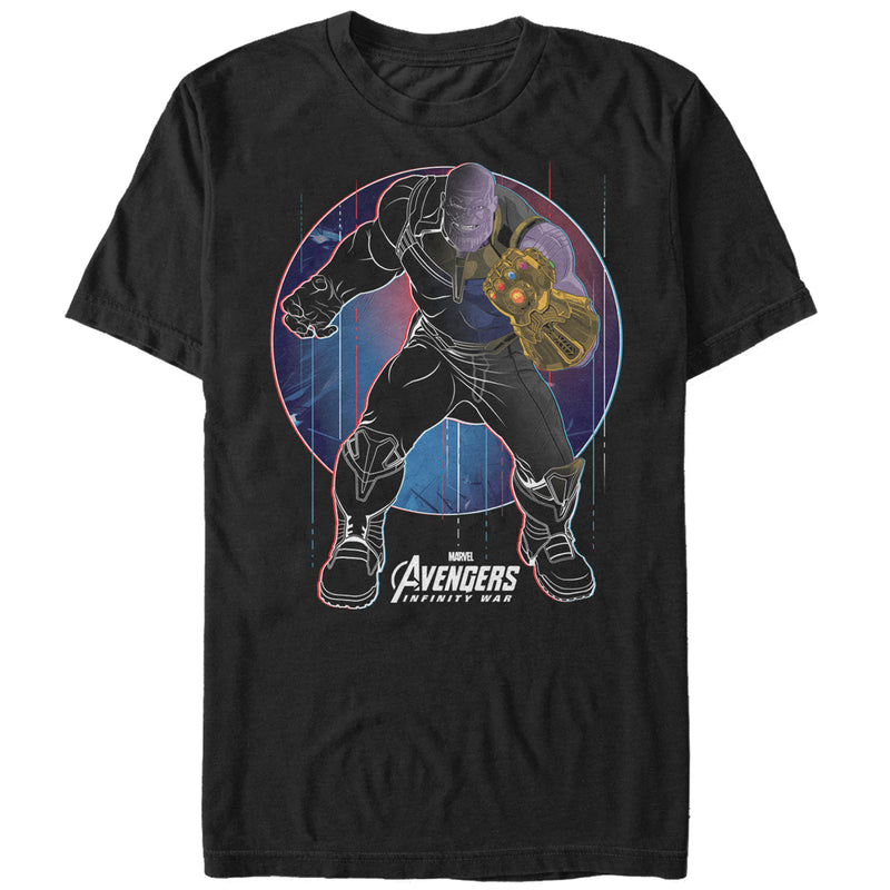 Men's Marvel Avengers: Infinity War Thanos Circle T-Shirt