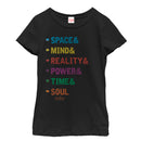 Girl's Marvel Avengers: Avengers: Infinity War Gift of Gauntlet T-Shirt