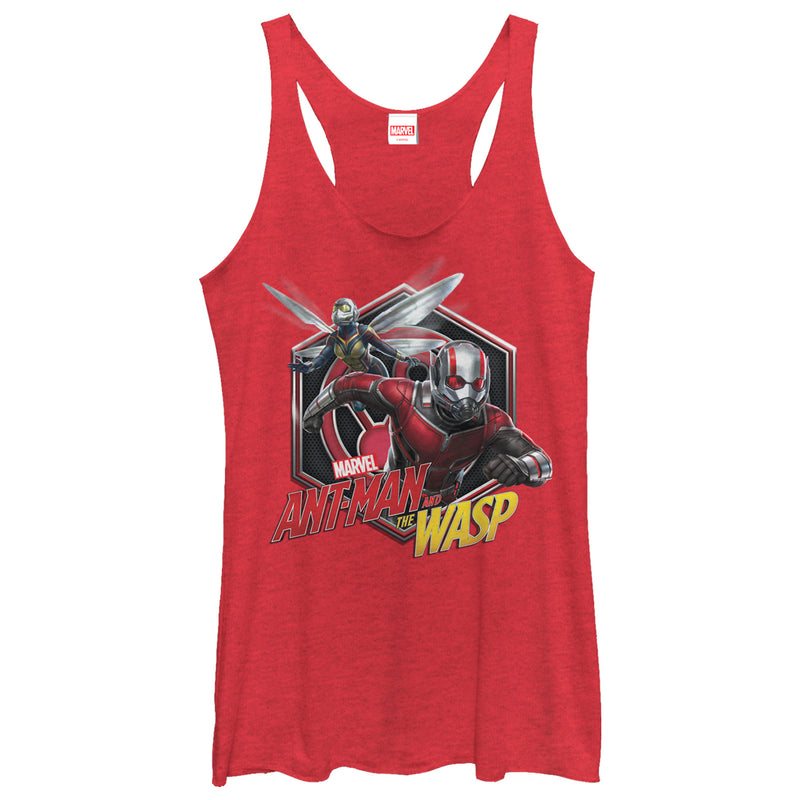 Women's Marvel Ant-Man and the Wasp Hexagon Racerback Tank Top