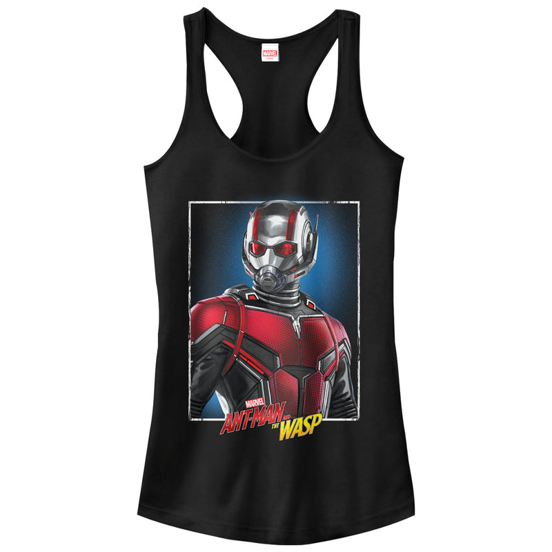 Junior's Marvel Ant-Man and the Wasp Frame Racerback Tank Top