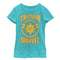 Girl's Marvel Captain Marvel Star Symbol Shield T-Shirt