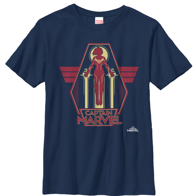 Boy's Marvel Captain Marvel Retro Take Flight T-Shirt