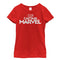 Girl's Marvel Captain Marvel Bold Logo T-Shirt