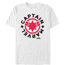 Men's Marvel Captain Marvel Star Symbol Circle T-Shirt