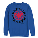 Men's Marvel Captain Marvel Star Symbol Circle Sweatshirt