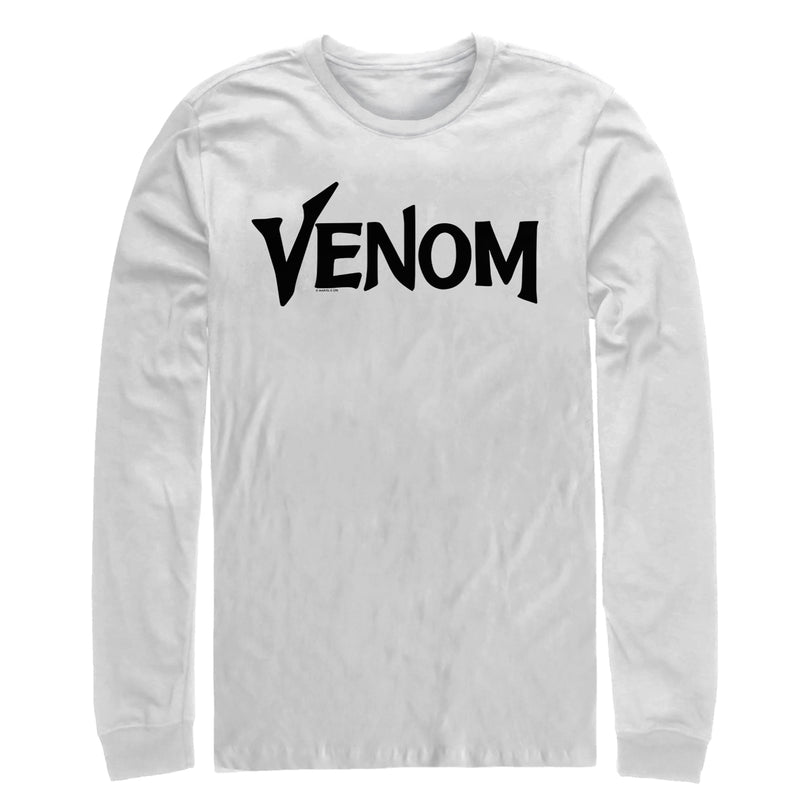 Men's Marvel Venom Film Bold Logo Long Sleeve Shirt