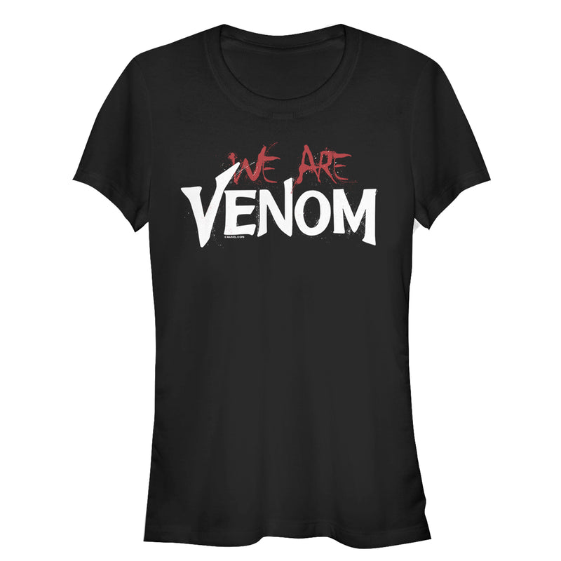 Junior's Marvel We Are Venom Film T-Shirt