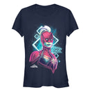 Junior's Marvel Captain Marvel Kree Warrior T-Shirt