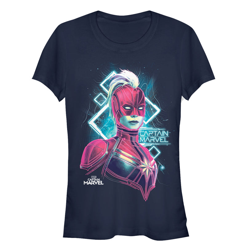 Junior's Marvel Captain Marvel Kree Warrior T-Shirt