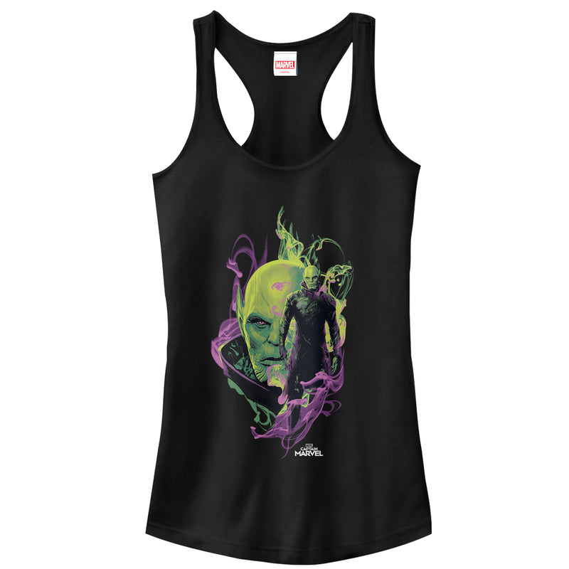 Junior's Marvel Captain Marvel Talos Skrull Leader Racerback Tank Top