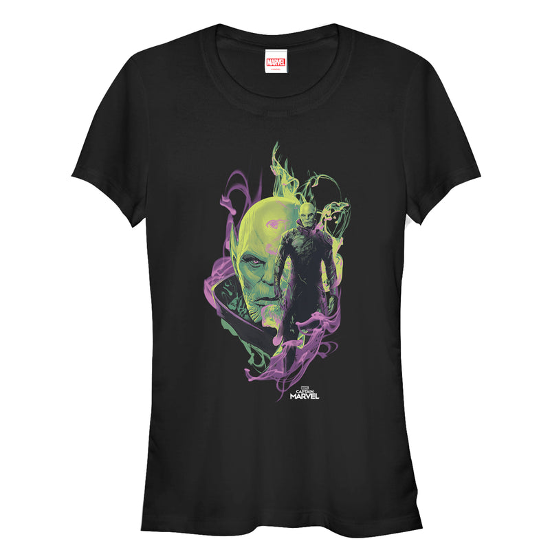 Junior's Marvel Captain Marvel Talos Skrull Leader T-Shirt