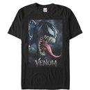 Men's Marvel Venom Film Tongue Portrait T-Shirt
