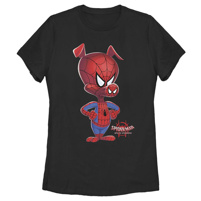 Women's Marvel Spider-Man Spiderverse Spider-Ham Portrait T-Shirt