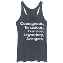 Women's Marvel Avengers: Endgame Heroic Qualities Racerback Tank Top