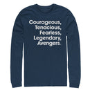 Men's Marvel Avengers: Endgame Heroic Qualities Long Sleeve Shirt