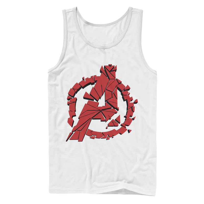 Men's Marvel Avengers: Endgame Shatter Logo Tank Top