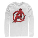 Men's Marvel Avengers: Endgame Shatter Logo Long Sleeve Shirt