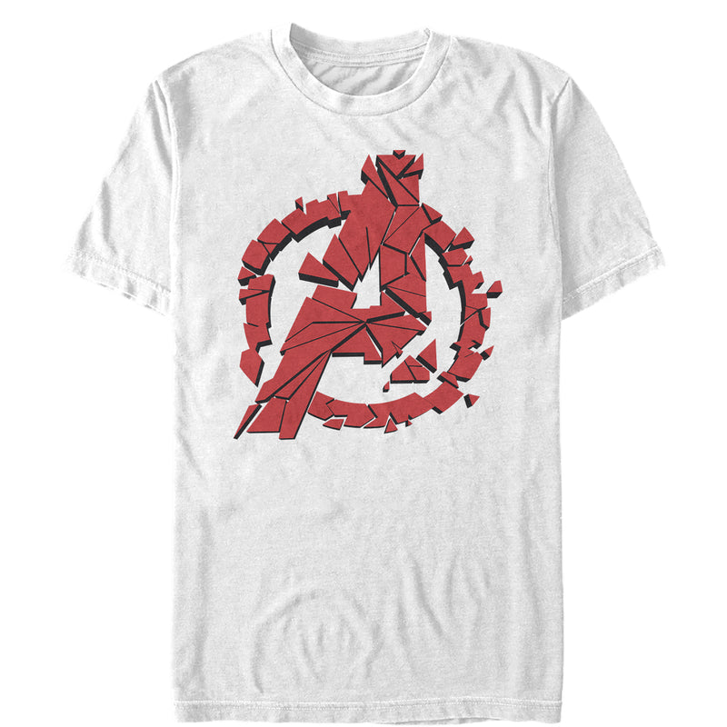 Men's Marvel Avengers: Endgame Shatter Logo T-Shirt