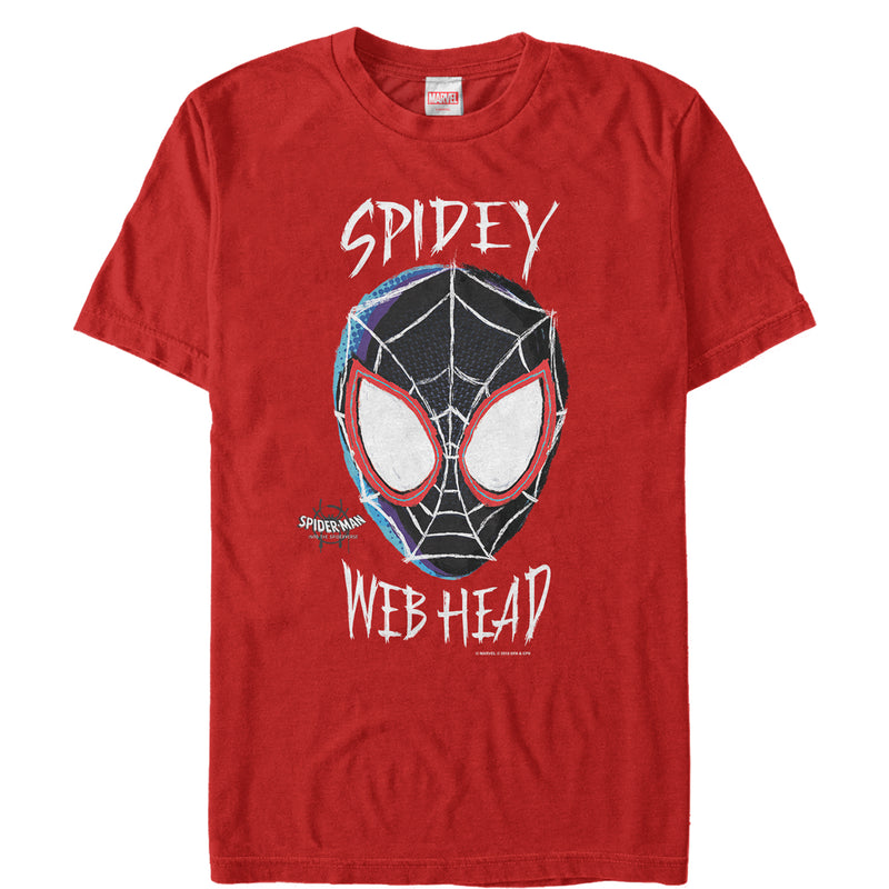 Men's Marvel Spider-Man: Into the Spider-Verse Web Head T-Shirt
