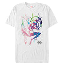 Men's Marvel Spider-Man: Into the Spider-Verse Rainbow Watercolor T-Shirt