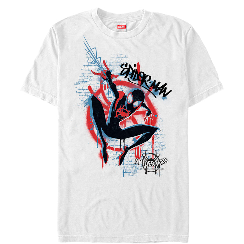 Men's Marvel Spider-Man: Into the Spider-Verse Graffiti T-Shirt