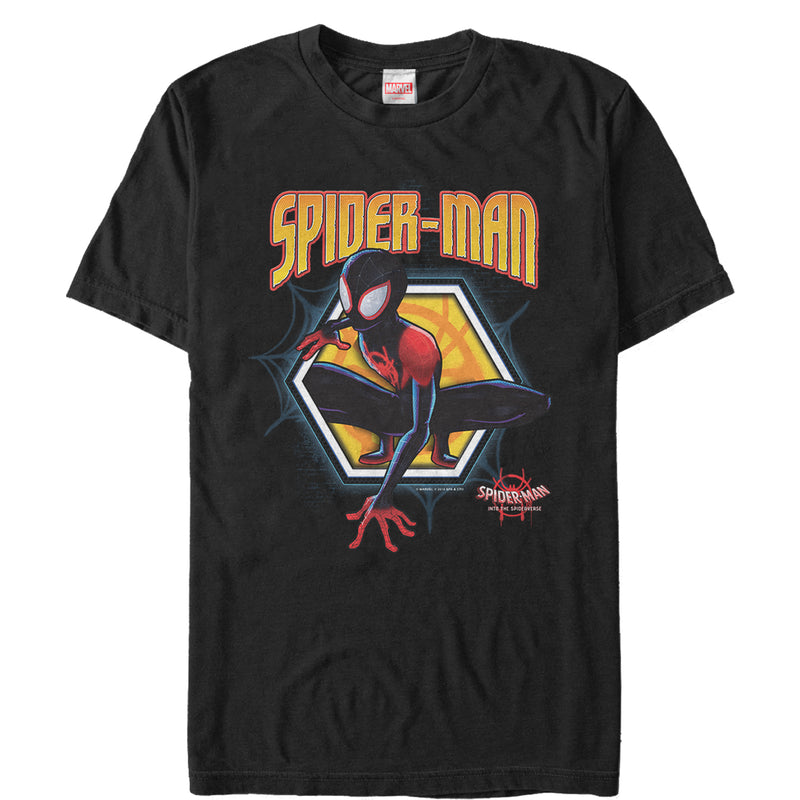 Men's Marvel Spider-Man: Into the Spider-Verse Hexagon T-Shirt