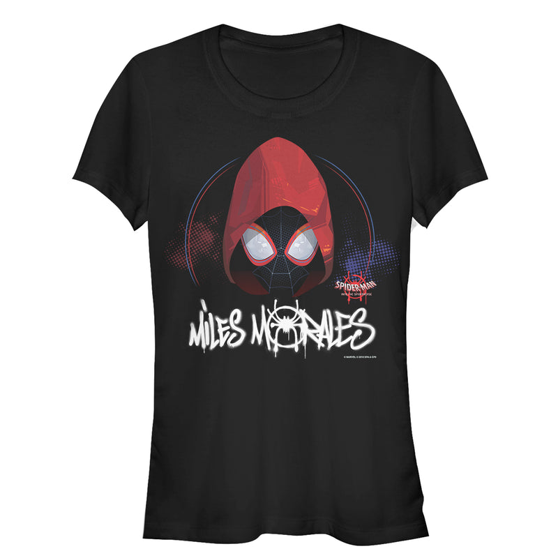 Junior's Marvel Spider-Man: Into the Spider-Verse Hooded Miles T-Shirt