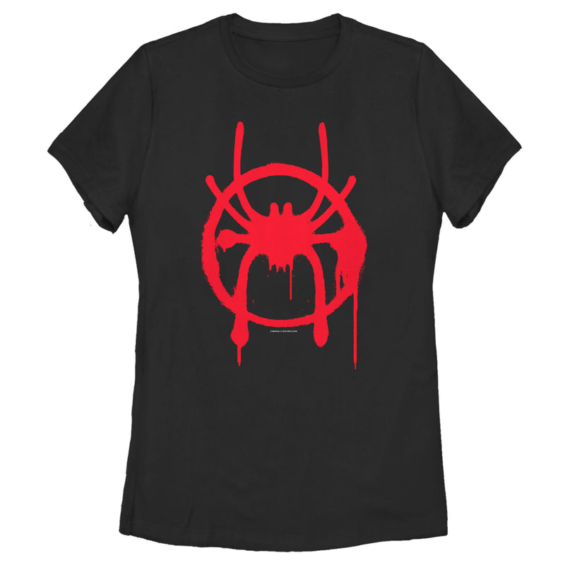 Women's Marvel Spider-Man: Into the Spider-Verse Symbol T-Shirt
