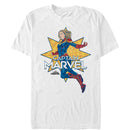 Men's Marvel Captain Marvel Vintage Star T-Shirt