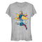 Junior's Marvel Captain Marvel Vintage Star T-Shirt