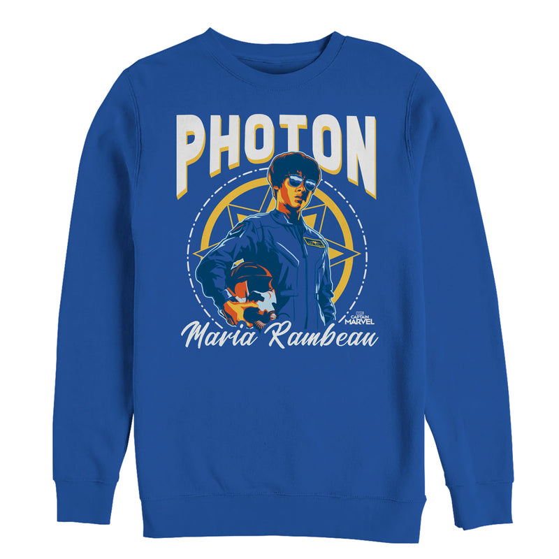 Men's Marvel Captain Marvel Photon Quote Sweatshirt