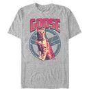 Men's Marvel Captain Marvel Goose Cat Badge T-Shirt