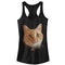 Junior's Marvel Captain Marvel Goose Cat Portrait Racerback Tank Top