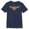 Boy's Marvel Captain Marvel Simple Star Symbol T-Shirt