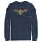 Men's Marvel Captain Marvel Simple Star Symbol Long Sleeve Shirt