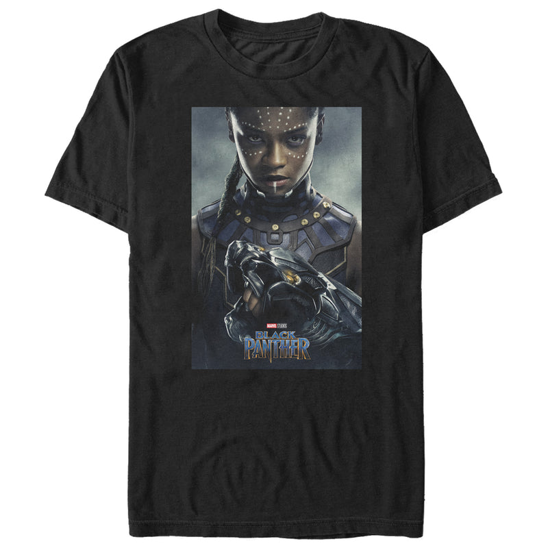 Men's Marvel Black Panther 2018 Shuri Poster Pose T-Shirt