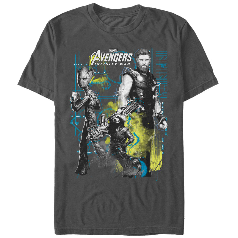 Men's Marvel Avengers: Infinity War Space Crew T-Shirt