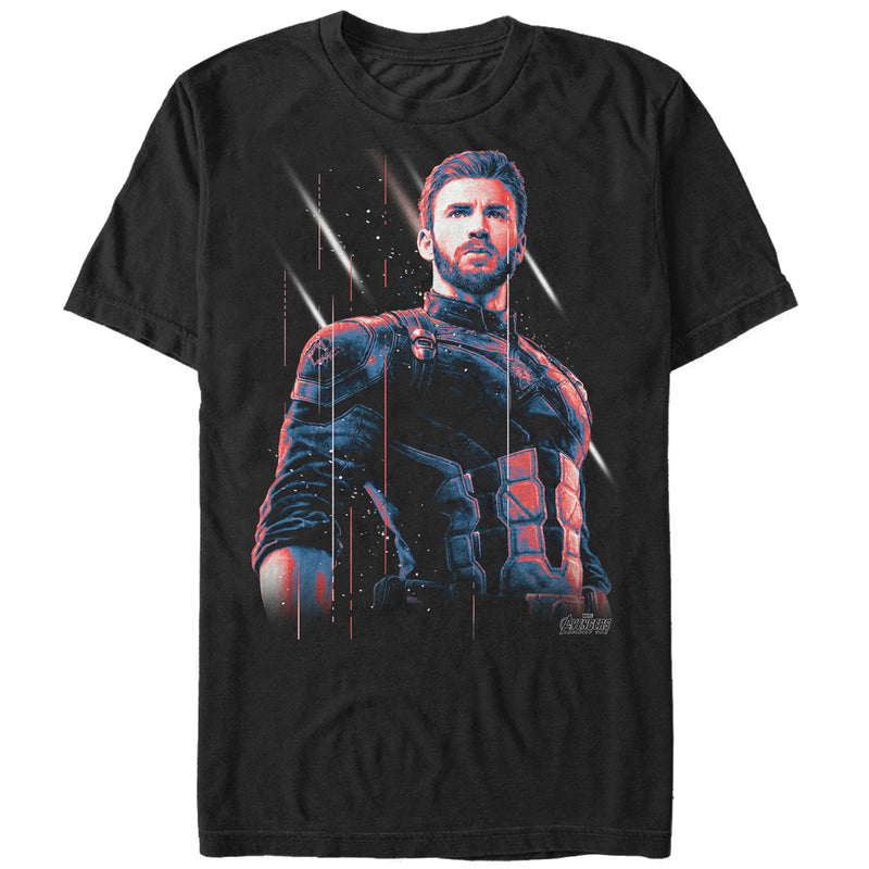 Men's Marvel Avengers: Infinity War Captain America Streak T-Shirt