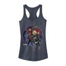 Junior's Marvel Avengers: Infinity War Spider-Man Circle Racerback Tank Top