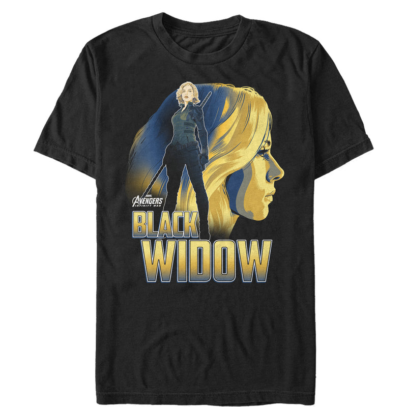 Men's Marvel Avengers: Infinity War Widow Portrait T-Shirt