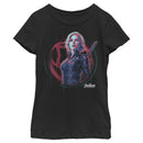 Girl's Marvel Avengers: Infinity War Black Widow Icon Tech T-Shirt
