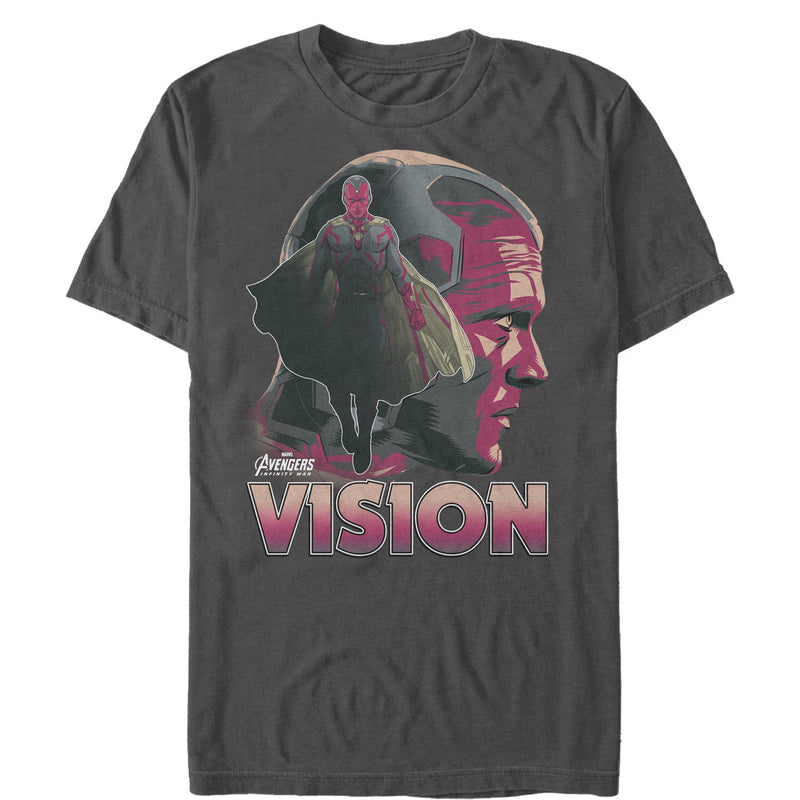 Men's Marvel Avengers: Infinity War Vision Portrait T-Shirt
