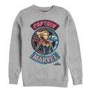 Men's Marvel Captain Marvel Hero Patch Sweatshirt